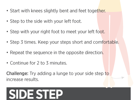 interactive side step