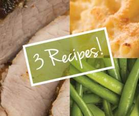 3 dinner recipes