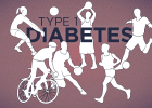 Diabetes affect athletes graphic