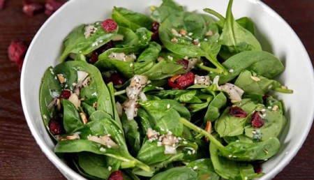 Cranberry Spincah Salad