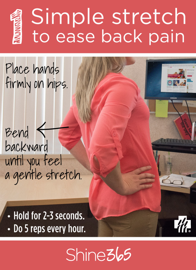 This 1 simple stretch can help ease back pain