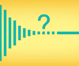 Illustration - Sound wave with question mark