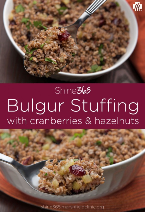 Healthy Bulger Stuffing Recipe from Shine365