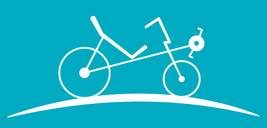 Recumbent bike illustration