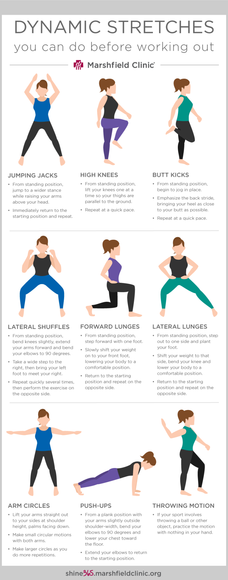 Lower Body Stretches List