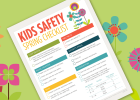 Kids Safety Spring Checklist