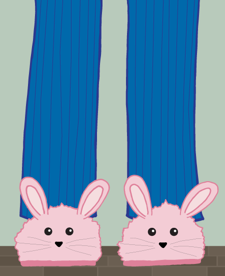 Illustration: Stripped pajamas and bunny slippers - What you need to know about sleepwalking
