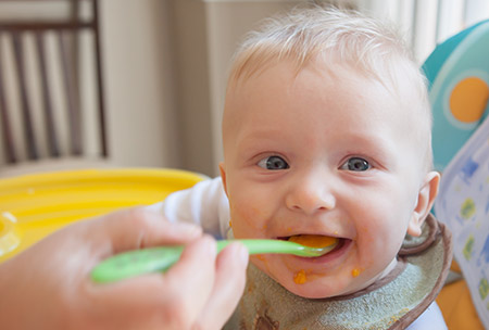 Baby being fed solid foods - Can you catch cavities?