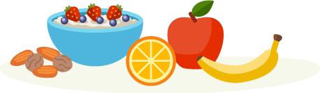 fruit and vegetables illustration