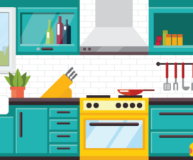 Kitchen graphic - Childproofing tips