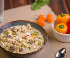 Heart-healthy lunch: Slow cooker chicken soup