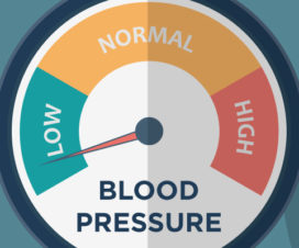 gauge showing low blood pressure