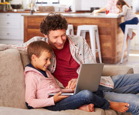 Family enjoying time at home - Keep your family safe from carbon monoxide poisoning