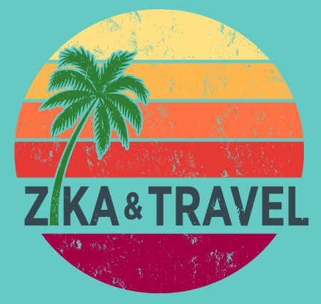 illustration - the zika virus and traveling