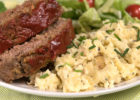 Meatloaf - dinner plate