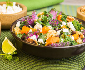 Bowl of kale salad