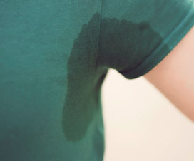 Image of a sweaty armpit - t-shirt