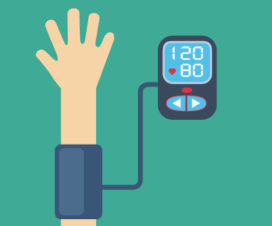 Blood pressure checker graphic