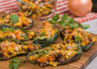 Poblano stuffed peppers - Fall grill recipe