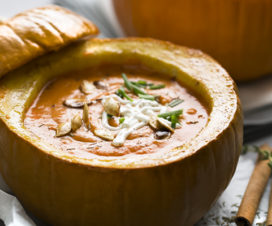 Pumpkin soup served in a pumpkin - What to look for in soup