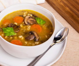 Mushroom Barley Soup, recipe - Benefits of mushrooms