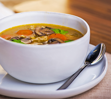 Mushroom Barley Soup, recipe - Benefits of mushrooms