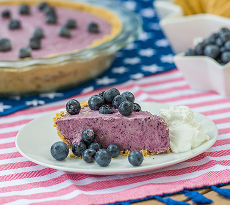Frozen Blueberry Pie Recipe - Healthy summer eating