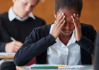 Girl struggling at school - Teen anxiety
