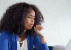 Woman coughing - COPD: The cough that won't go away