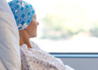 Cancer patient looking out the window - Removing tumors with surgery