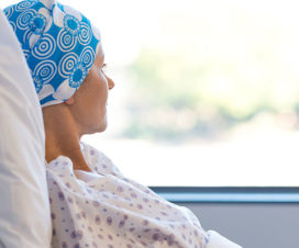 Cancer patient looking out the window - Removing tumors with surgery