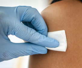 Person preparing for a vaccination - Can the HPV vaccine prevent oral cancer?