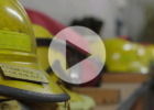 Gift of life firefighter helmet video still