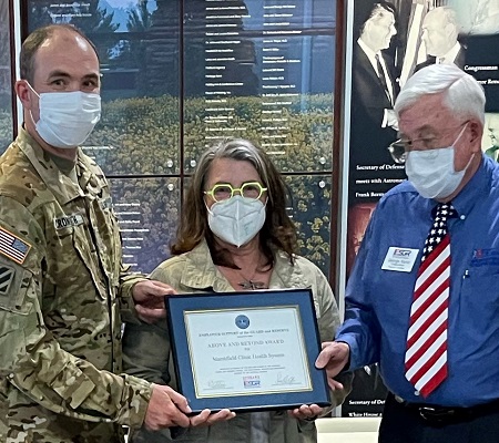 Marshfield Clinic Health System receives Employer Support of the Guard and Reserve (ESGR) Above and Beyond Award