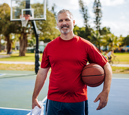 Man goes back to active lifestyle after hip resurfacing