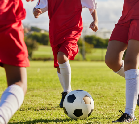 Athletes playing soccer, with concerns of herpes simplex skin infection