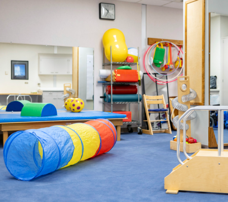 inpatient pediatric rehabilitation area at Marshfield Medical Center