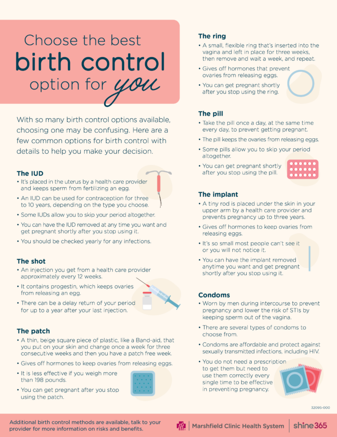 Birth control options: Choosing the best for your lifestyle | Shine365