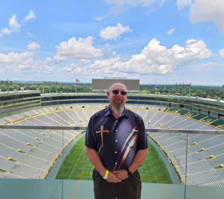 Laue at football field